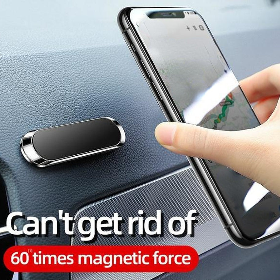 Universal Magnetic Car Phone Holder Dashboard Mount Adjustable Grip