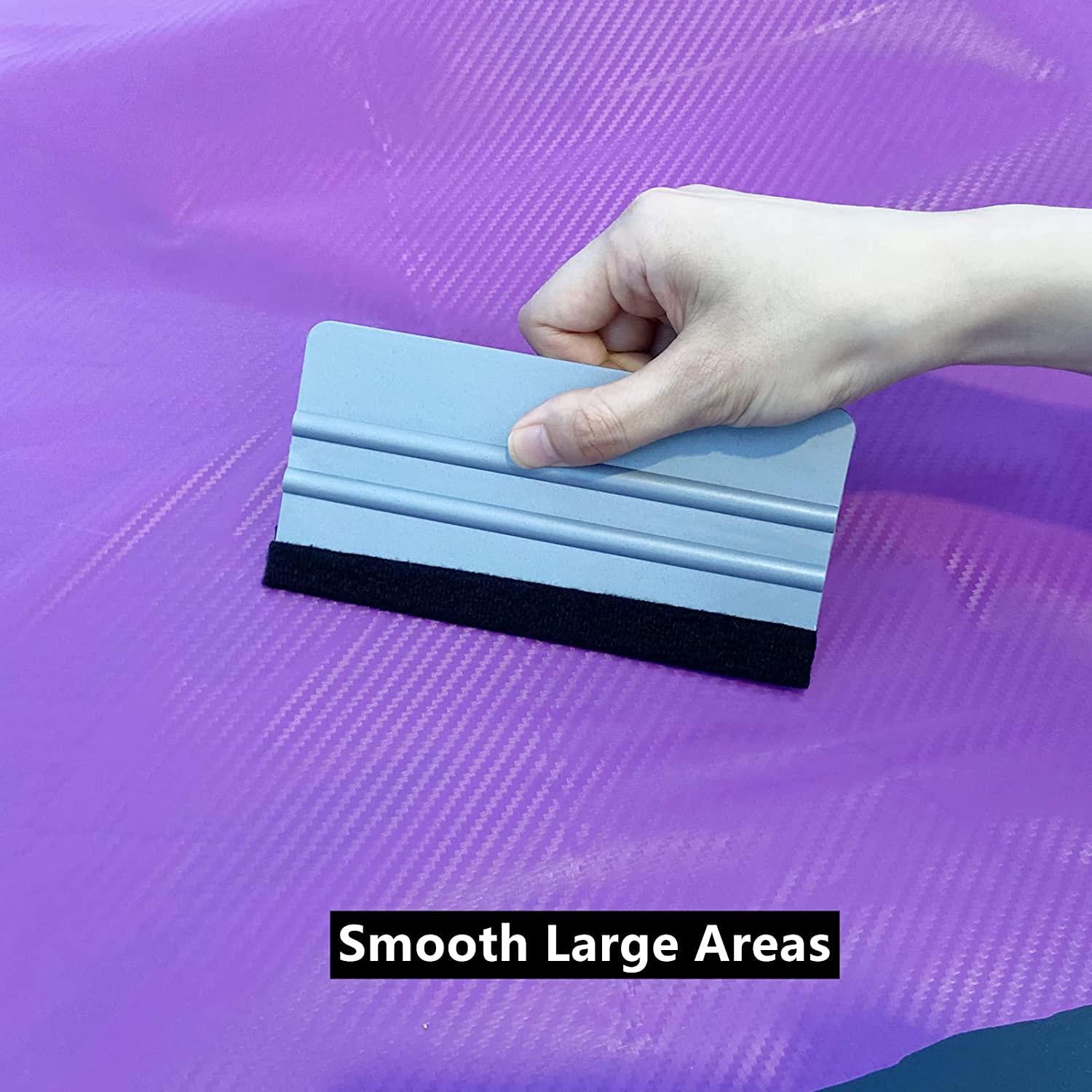 Large Felt Edge Squeegee for Vinyl Wrap Decals Windows Wallpaper