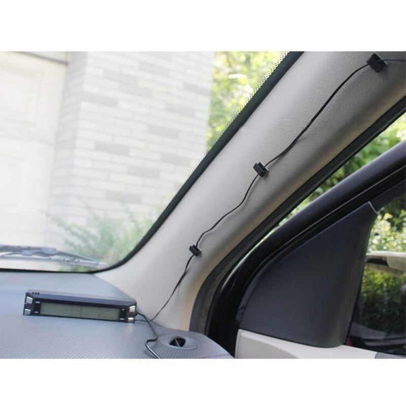 20 шт. самоклеящихся зажимов для организации проводов автомобиля, крепежных зажимов