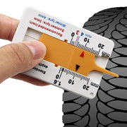 Car Tire Tread Depth Gauge 0-20mm Motorcycle Van Trailer Tool