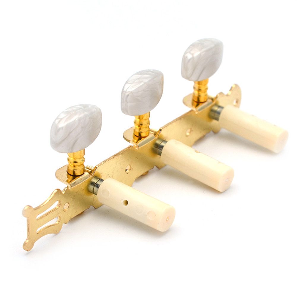 Clavijas de afinación para guitarra clásica, 2 piezas con tornillos de montaje y tuercas