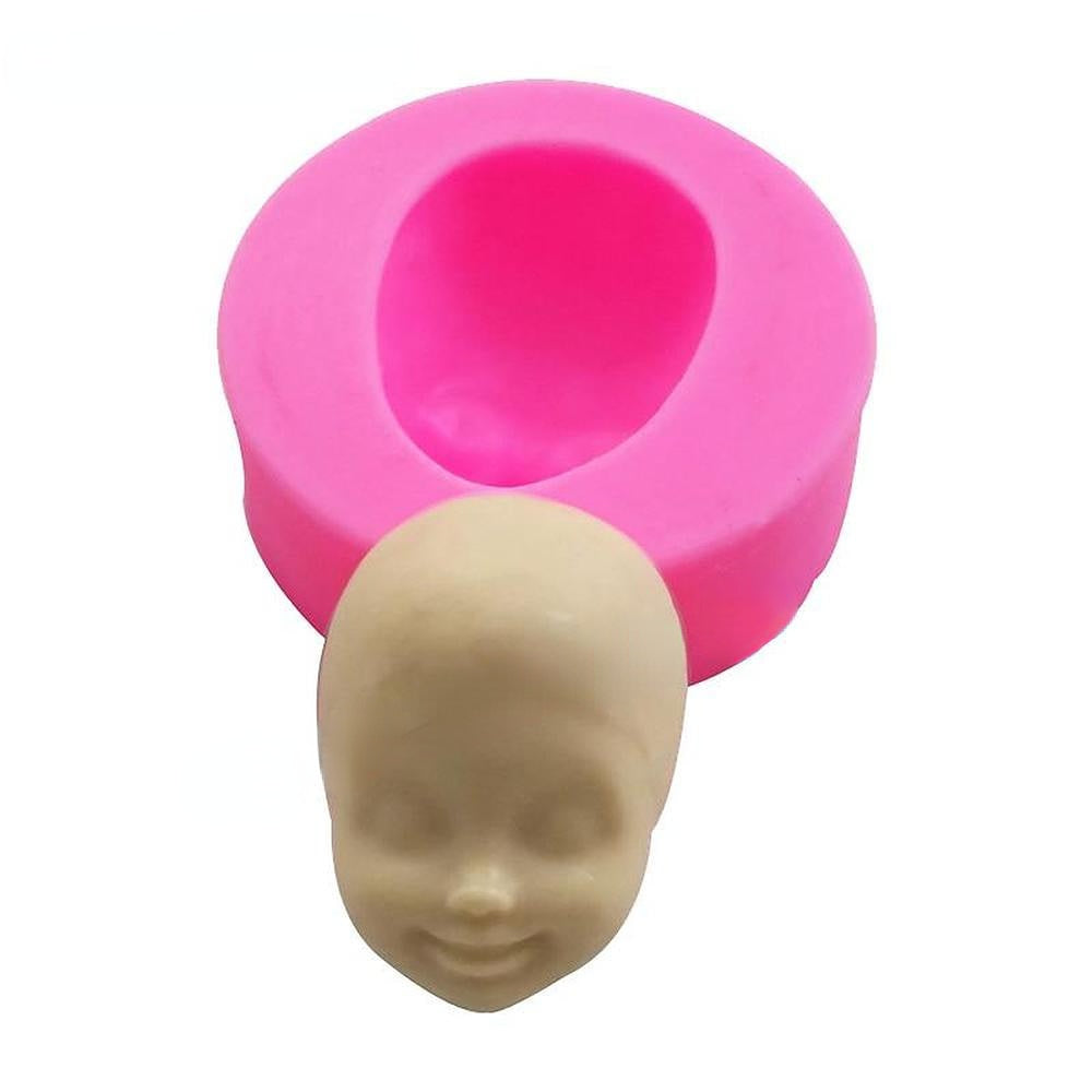 Silicone Mold for Making 3D Baby Face Cake Chocolate Candy Jelly Baking Decorating Tools
