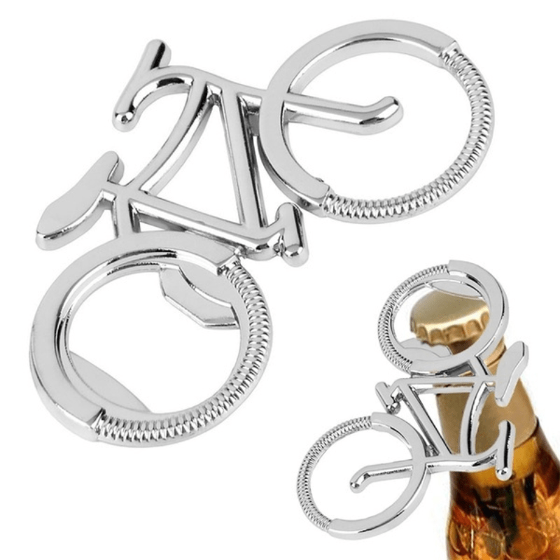 Stainless Steel Bicycle-Shaped Bottle Opener for Beer Wine and Juice