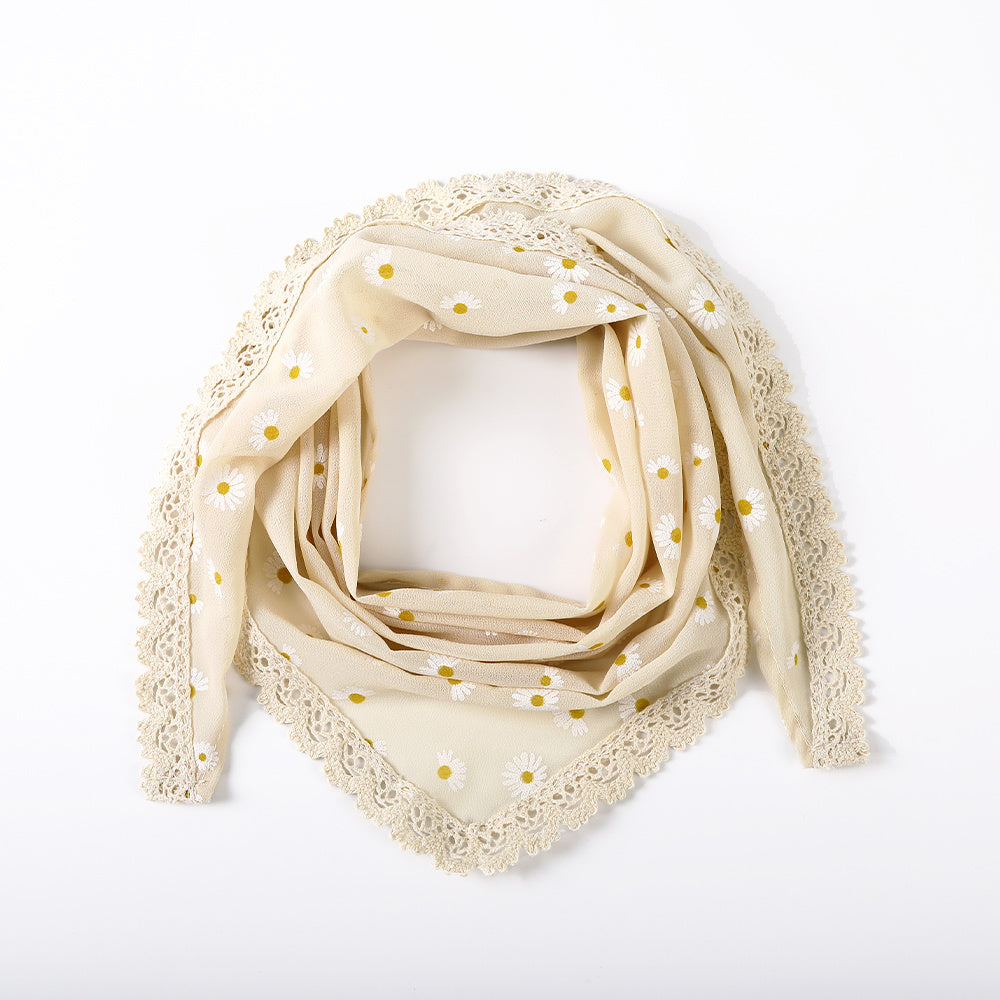 Women's Hair Accessories Set Floral Printed Hair Scarf Bandana Kerchief