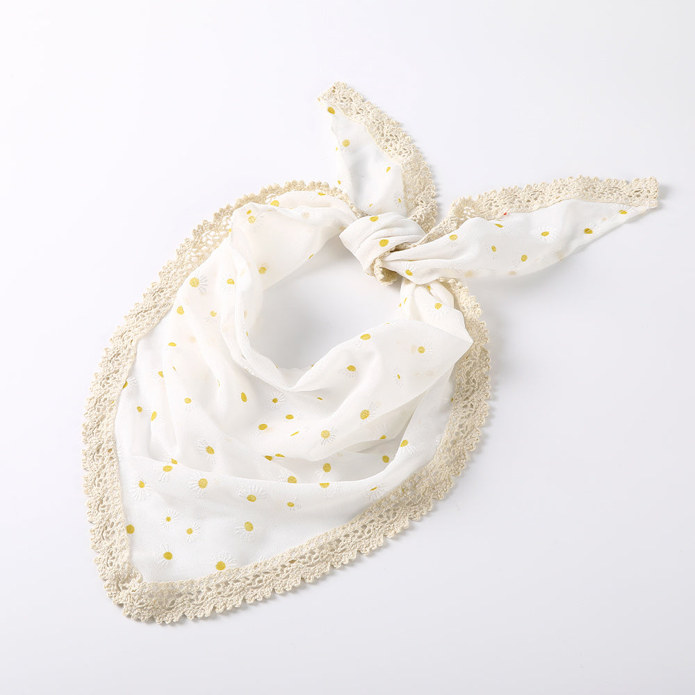 Women's Hair Accessories Set Floral Printed Hair Scarf Bandana Kerchief