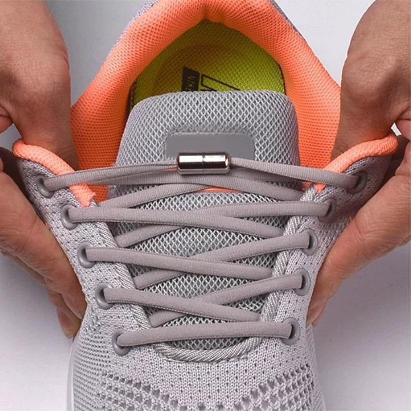 Unisex Elastic Shoelaces for Sneakers No-Tie Laces Easy to Install