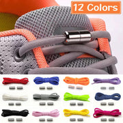 Unisex Elastic Shoelaces for Sneakers No-Tie Laces Easy to Install