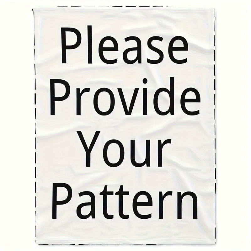 Personalized Photo Flannel Throw Blanket Soft Cozy for Sofa Bed Indoor Use Gift