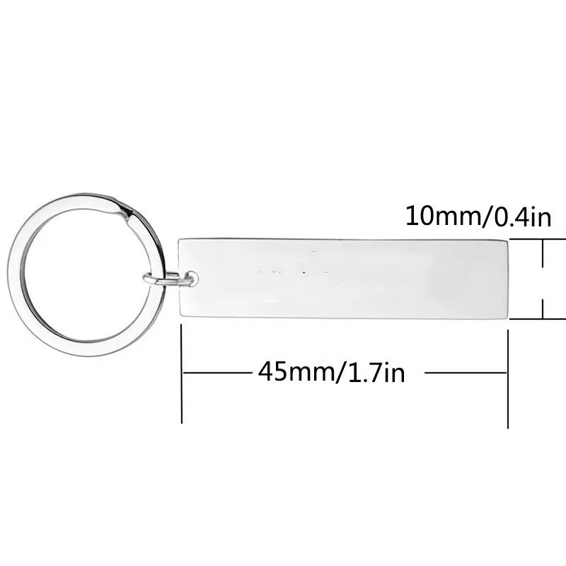 Husband Boyfriend Anniversary Keychain Gifts from Wife Personalized Heart Keyring