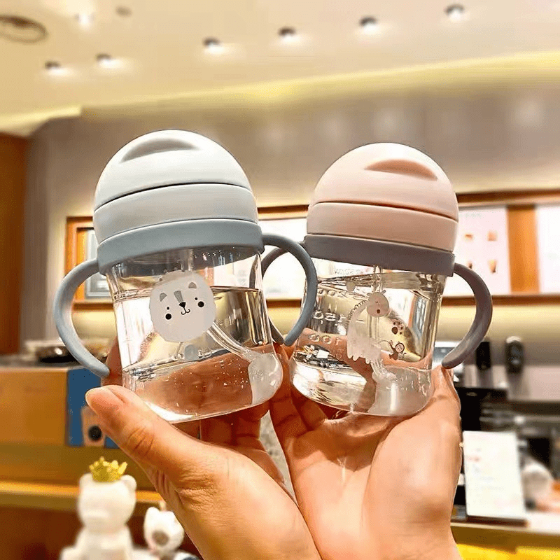 Kids' Educational Drinking Cup for Hydration, Straw, Suitable for Birthdays and Holidays