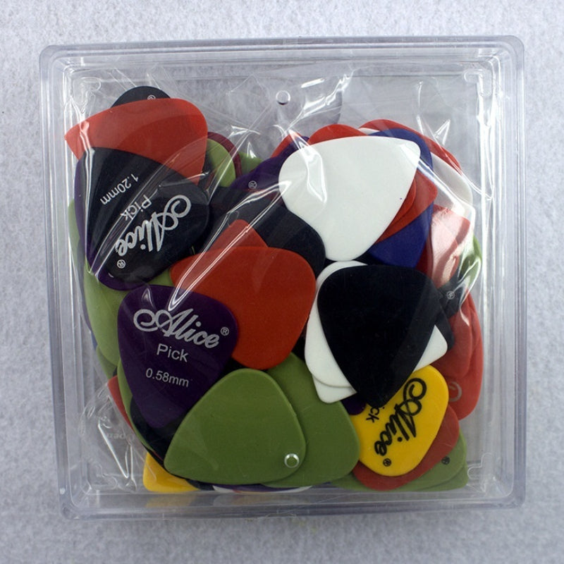 Assorted Guitar Picks Set 30 Pieces with Multiple Thicknesses and Colors