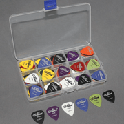 Assorted Guitar Picks Set 30 Pieces with Multiple Thicknesses and Colors