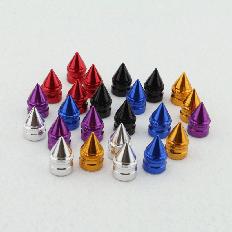 Universal Aluminum Alloy Tire Valve Caps for Cars, Personalized Design