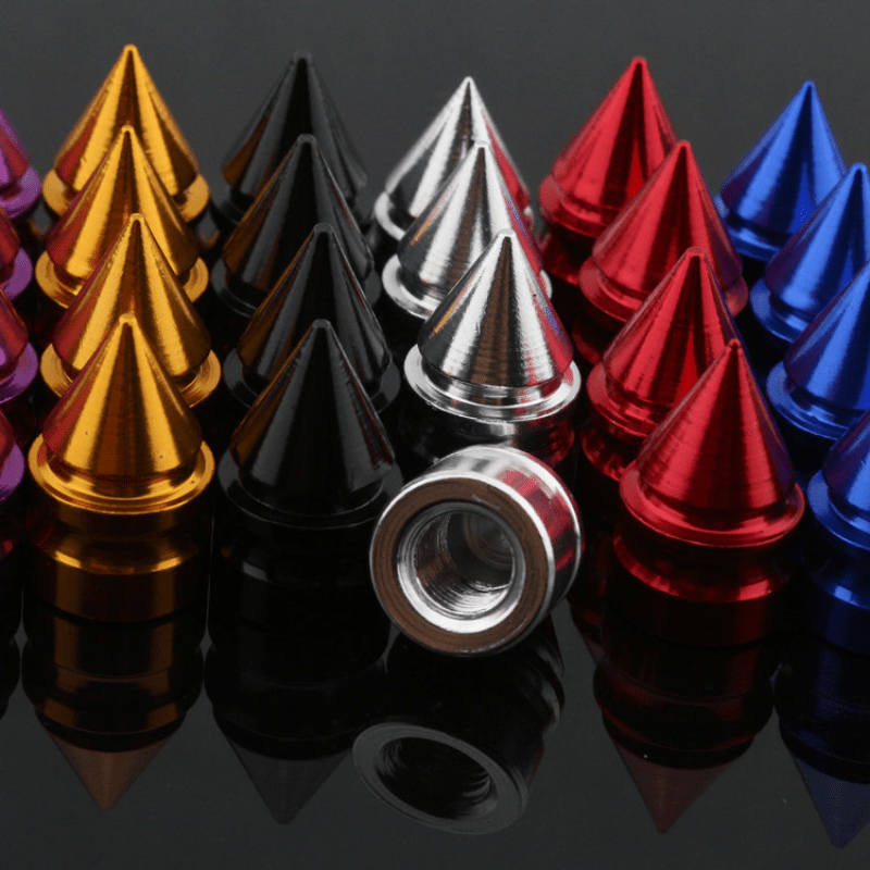 Universal Aluminum Alloy Tire Valve Caps for Cars, Personalized Design