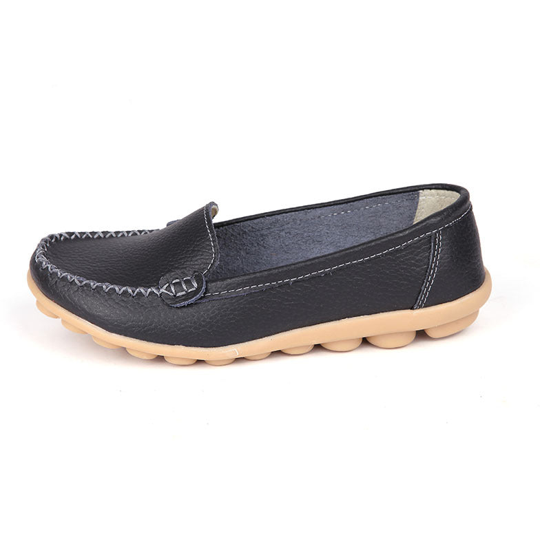 Women's Round Toe Loafers Slip-On Casual Shoes Lightweight Comfort