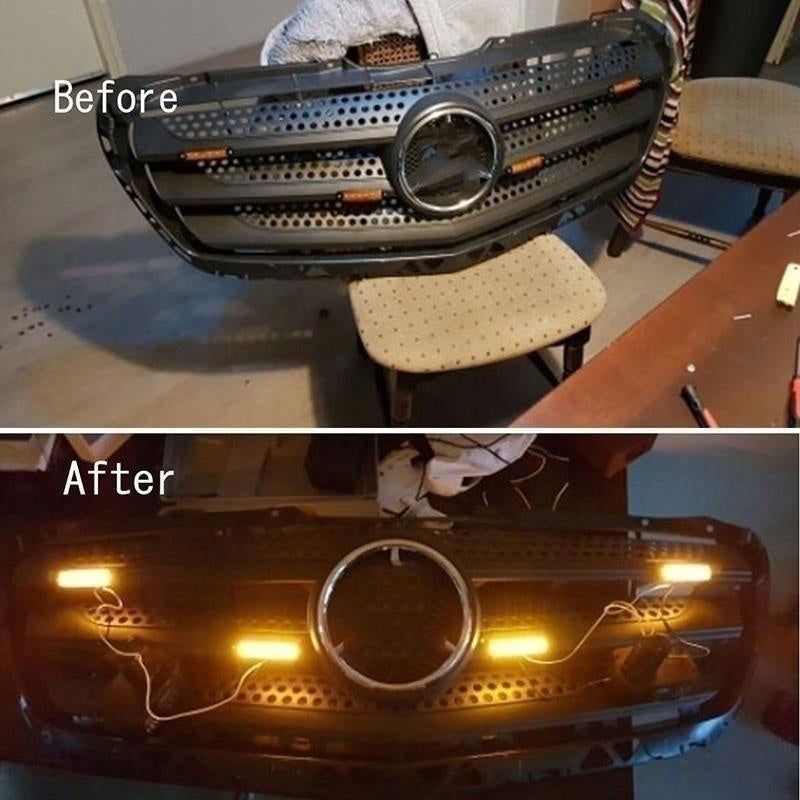 10 dona LED yon tomon belgilovchi chiroqlar, mustahkam PC, ko'p rangli, yuk mashinalari va RVlar uchun