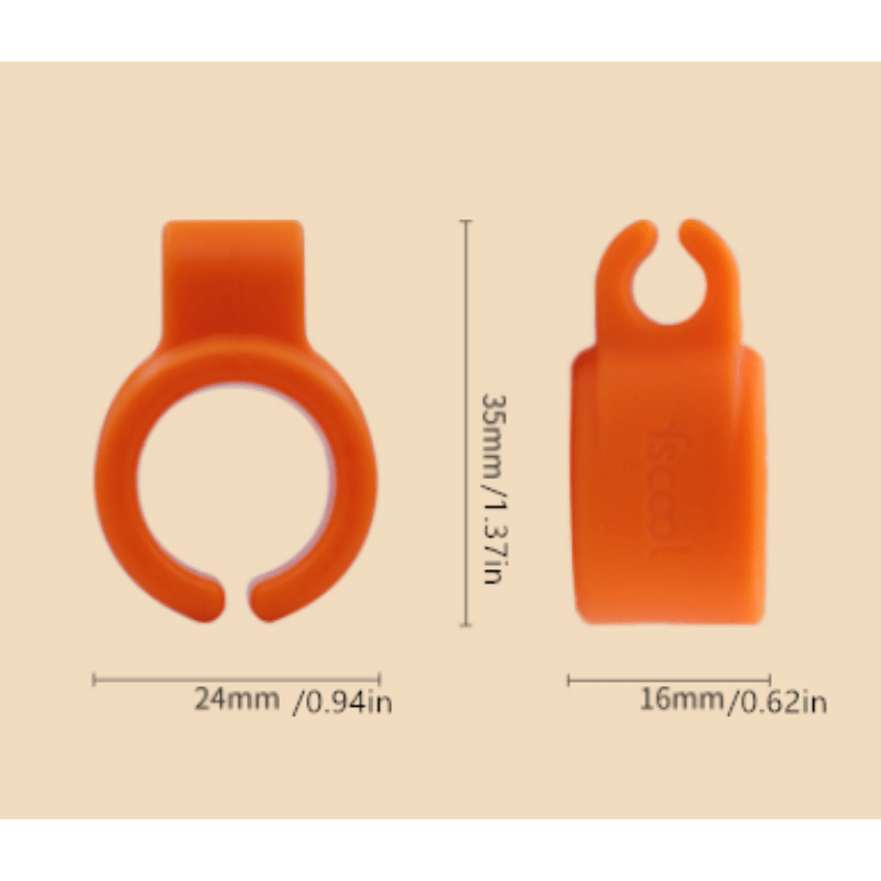 Unisex Silicone Cigarette Holder Ring Assorted Colors Smoking Accessory