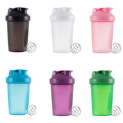 400ML Leakproof BPA-Free Shaker Bottle with Stainless Steel Whisk for Protein Shakes