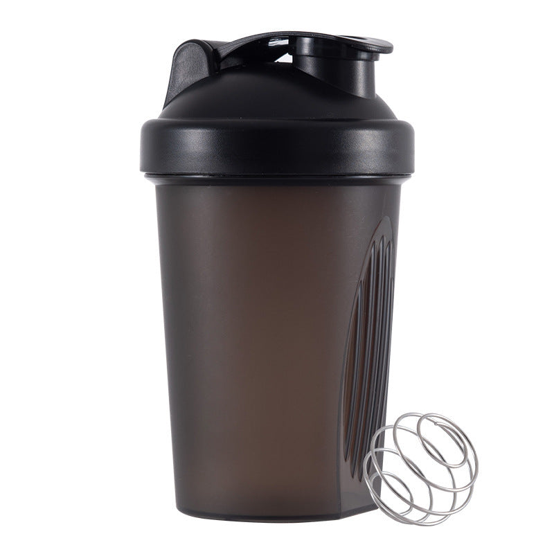 400ML Leakproof BPA-Free Shaker Bottle with Stainless Steel Whisk for Protein Shakes