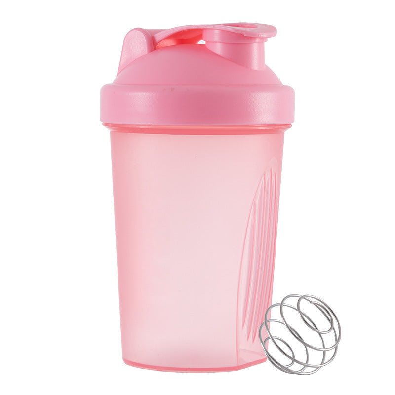 400ML Leakproof BPA-Free Shaker Bottle with Stainless Steel Whisk for Protein Shakes