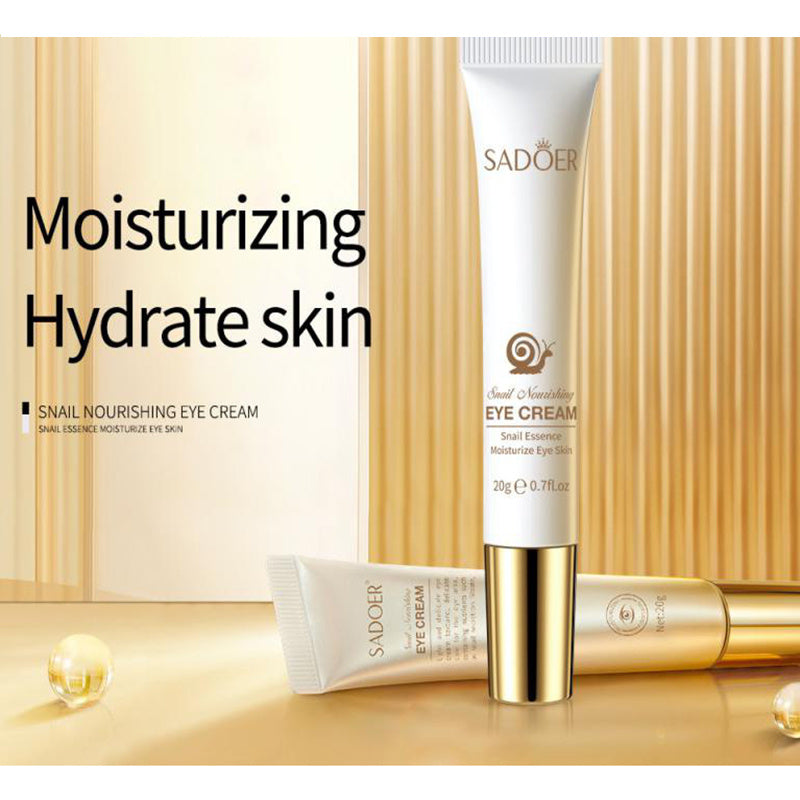 Увлажняющий крем для глаз для женщин 20 г с экстрактом улитки длительное увлажнение