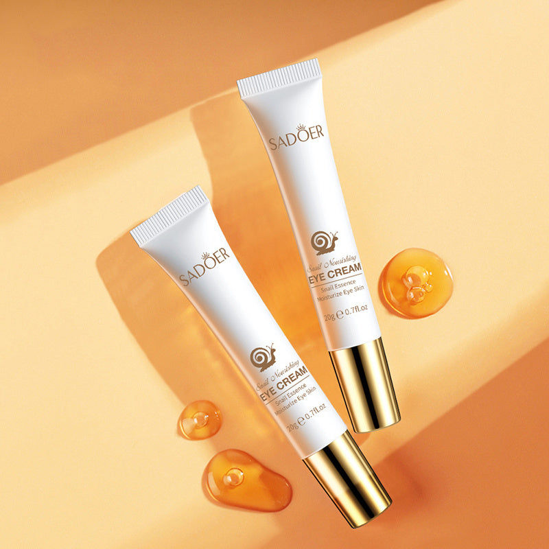 Crema hidratante para ojos para mujeres 20g extracto de caracol hidratación duradera