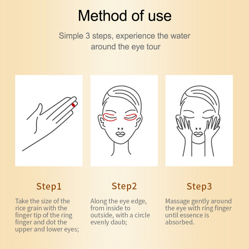 Увлажняющий крем для глаз для женщин 20 г с экстрактом улитки длительное увлажнение