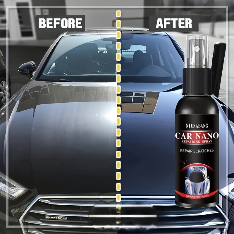 Car Body Nano Wax Coating for Paint Protection and Water Repellency