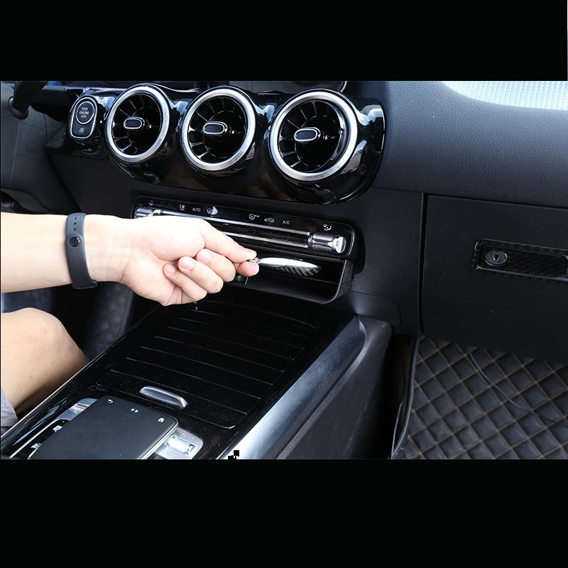 Front Central Control Storage Box Trim for Compact SUVs Durable ABS Easy Install