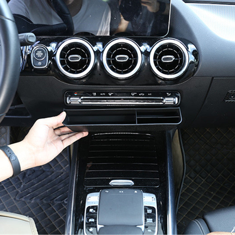 Front Central Control Storage Box Trim for Compact SUVs Durable ABS Easy Install