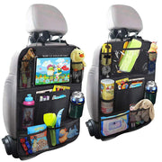 Car Seat Back Organizer with Multi-Pockets and Tablet Holder for Vehicles