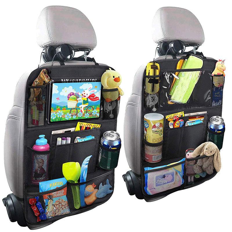 Car Seat Back Organizer with Multi-Pockets and Tablet Holder for Vehicles