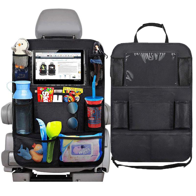 Car Seat Back Organizer with Multi-Pockets and Tablet Holder for Vehicles