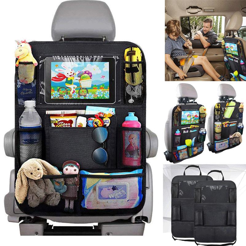 Car Seat Back Organizer with Multi-Pockets and Tablet Holder for Vehicles
