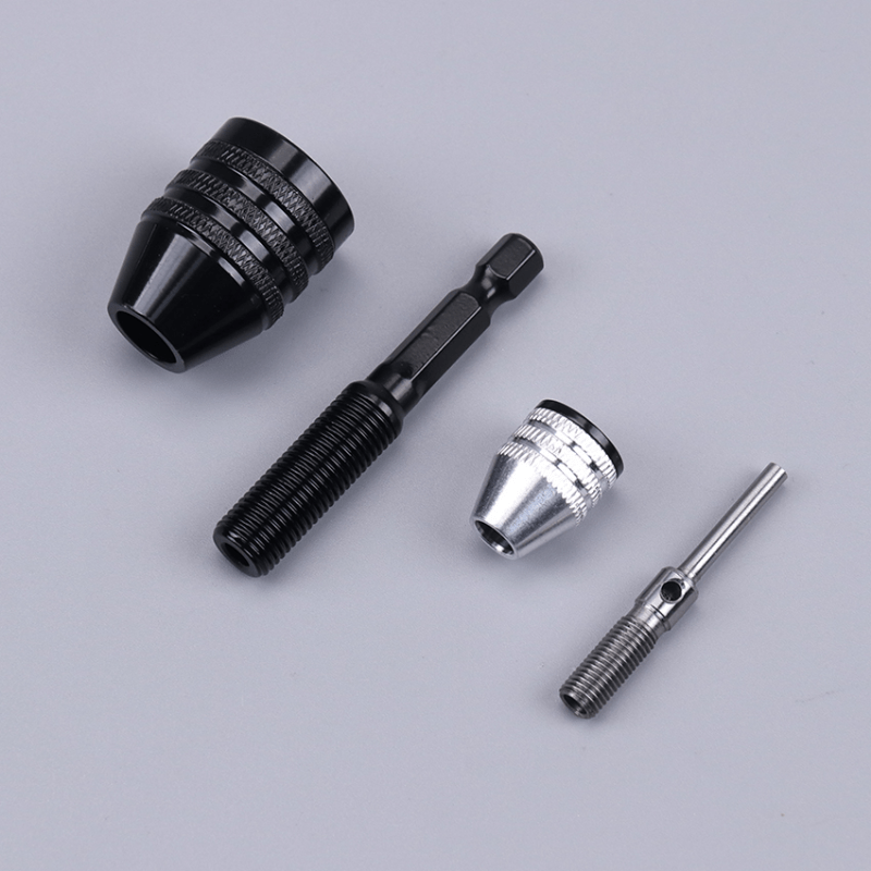 Universal 3-Jaw Keyless Drill Chuck Adapter for Electric Drills