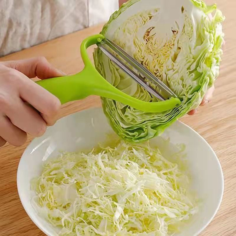 Purple Blue Cabbage Grater Wide Mouth Peeling Knife for Vegetables