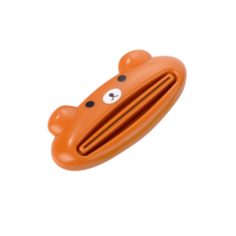 Animal-Shaped Toothpaste Dispenser for Bathroom Use Durable Plastic