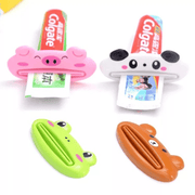 Animal-Shaped Toothpaste Dispenser for Bathroom Use Durable Plastic