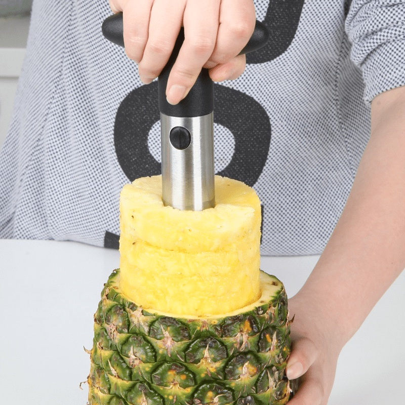 Stainless Steel Pineapple Slicer Peeler Cutter Fruit Tool Kitchen Restaurant