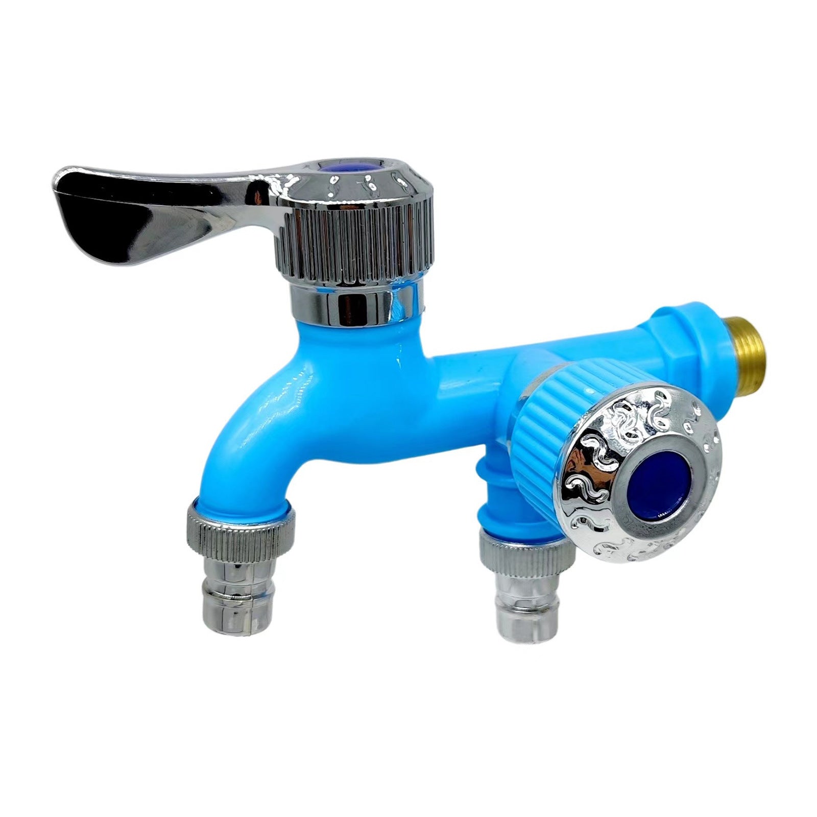 Многофункциональный пластиковый кран для стиральной машины с двойным выходом, настенный монтаж