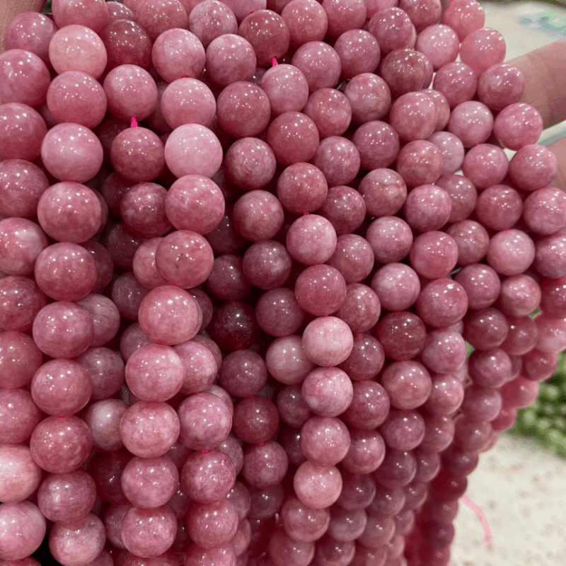 Natural Argentine Rhodochrosite Beads 6mm-10mm for Jewelry Making