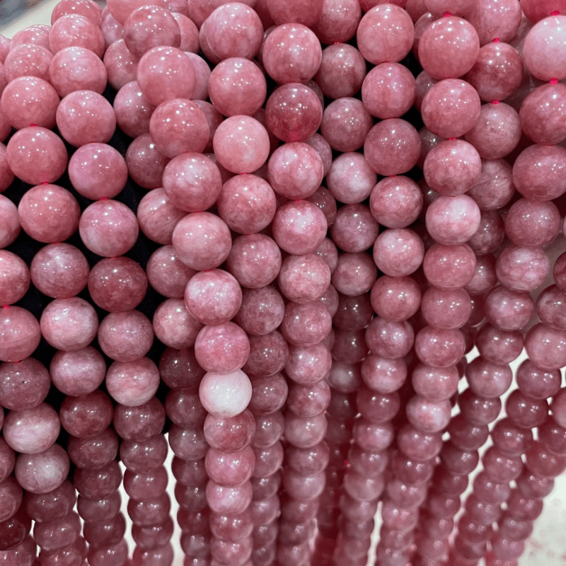Natural Argentine Rhodochrosite Beads 6mm-10mm for Jewelry Making