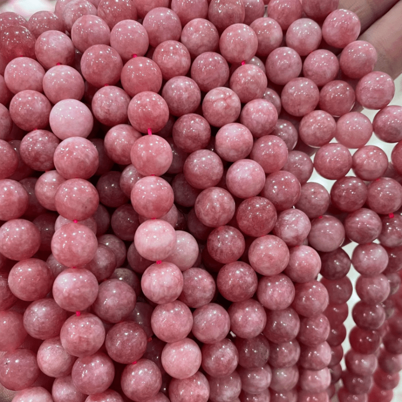 Natural Argentine Rhodochrosite Beads 6mm-10mm for Jewelry Making