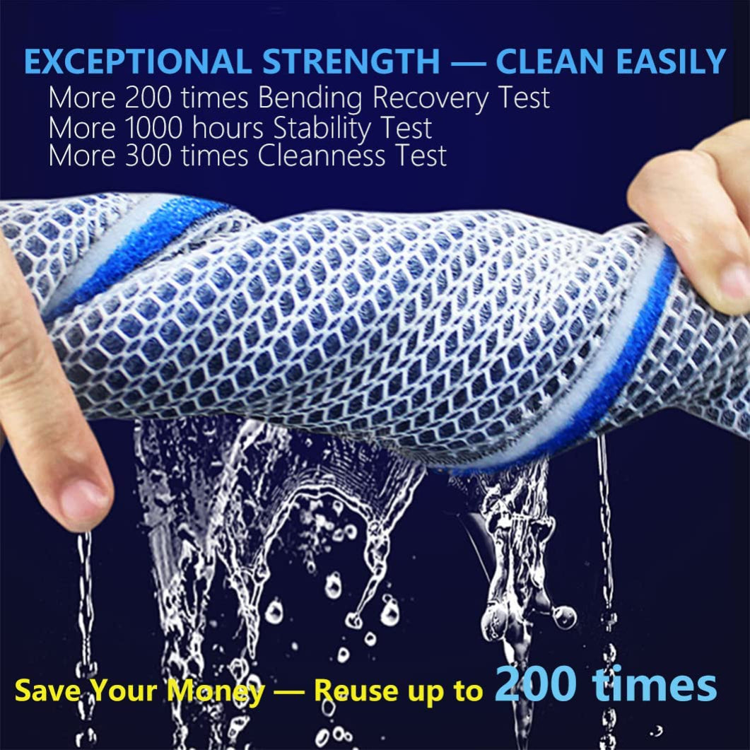 Upgraded 8-Layer Foam Fish Tank and Pond Aquarium Filter Media