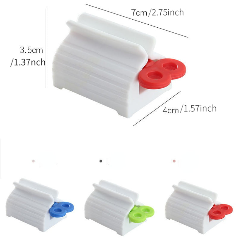 Unisex Plastic Toothpaste Dispenser Hygienic Rotating Toothpaste Squeezer