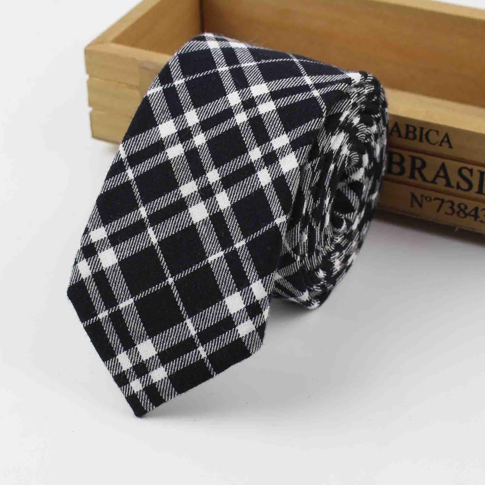 Erkaklar uchun plaid galstuk rasmiy va kundalik kiyim uchun, sovg‘a uchun mos