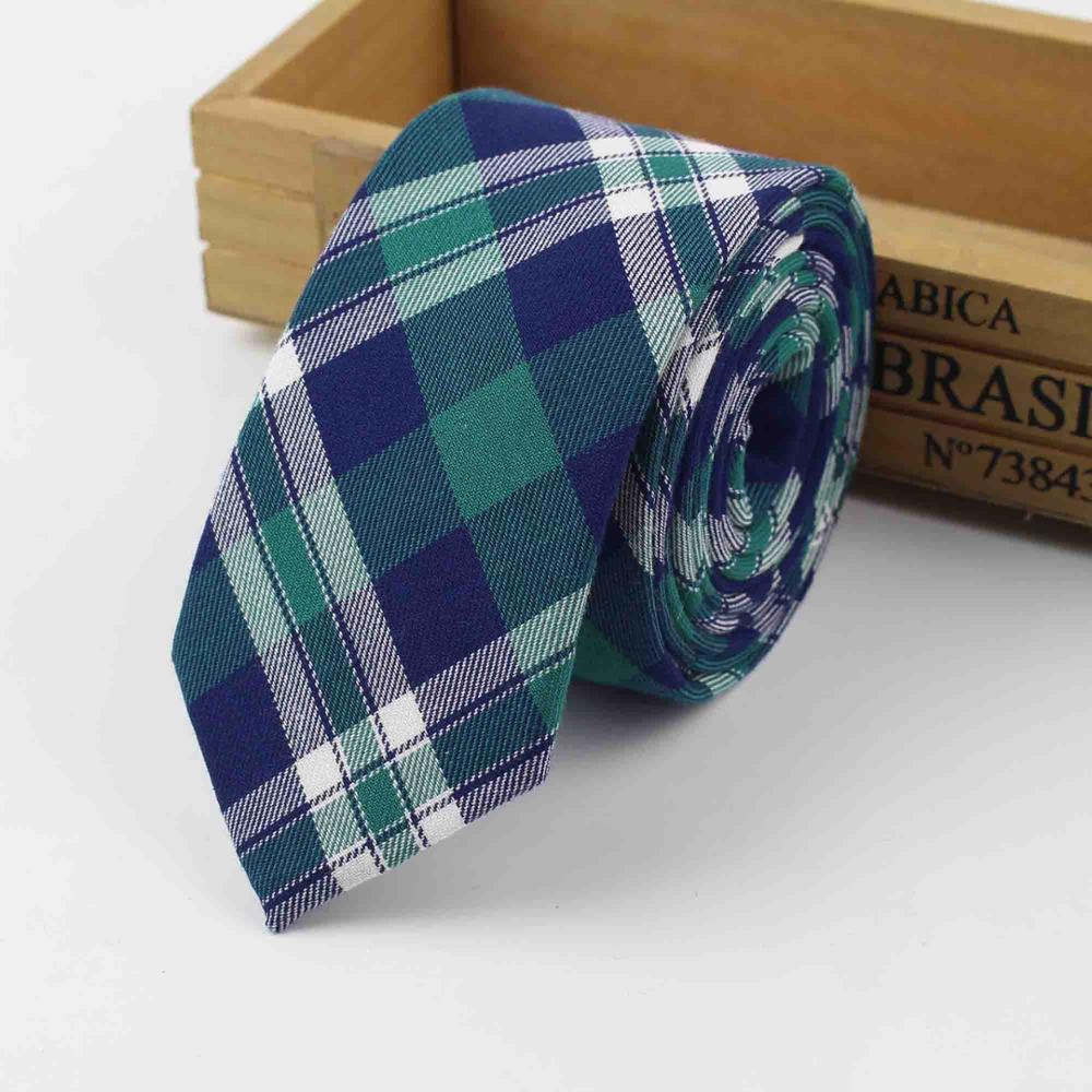 Erkaklar uchun plaid galstuk rasmiy va kundalik kiyim uchun, sovg‘a uchun mos