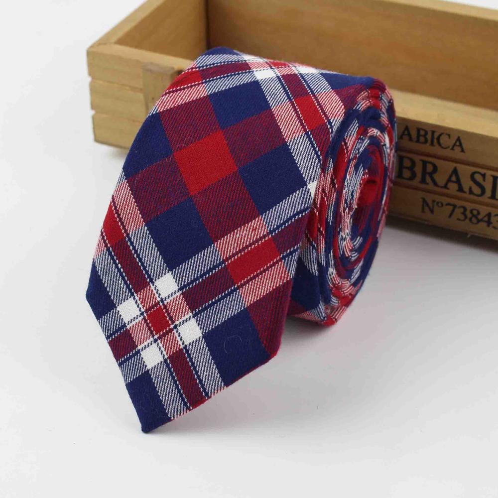 Erkaklar uchun plaid galstuk rasmiy va kundalik kiyim uchun, sovg‘a uchun mos