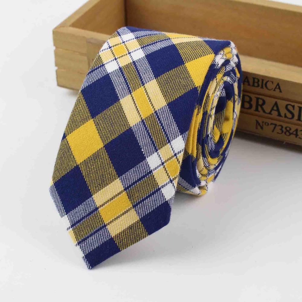 Erkaklar uchun plaid galstuk rasmiy va kundalik kiyim uchun, sovg‘a uchun mos