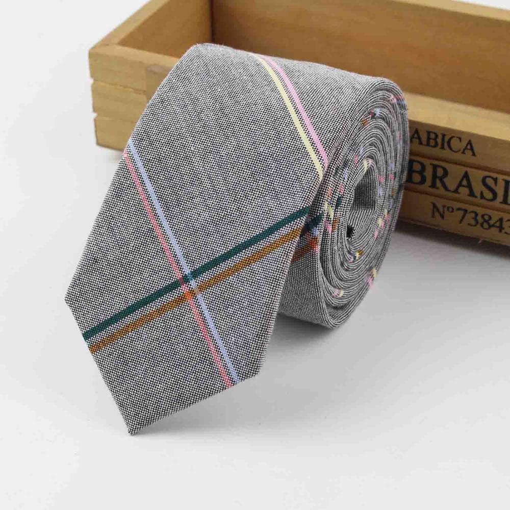 Erkaklar uchun plaid galstuk rasmiy va kundalik kiyim uchun, sovg‘a uchun mos